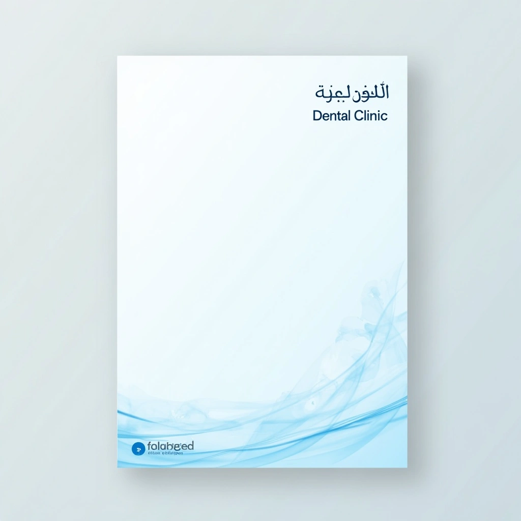 إنشاء بروفايل تعريفي احترافي لعيادة أسنان