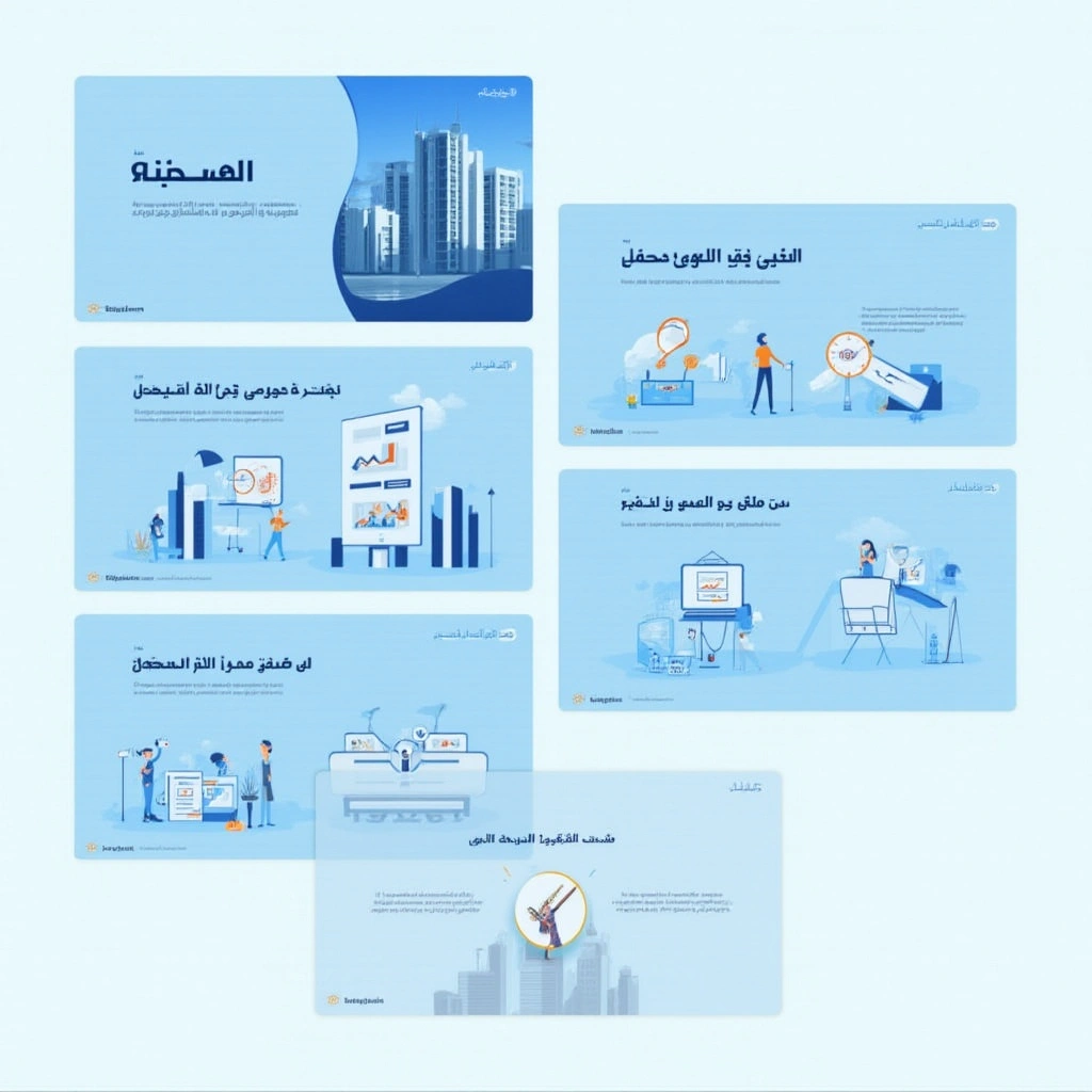 تصميم عرض بوربوينت لخدمات قانونية