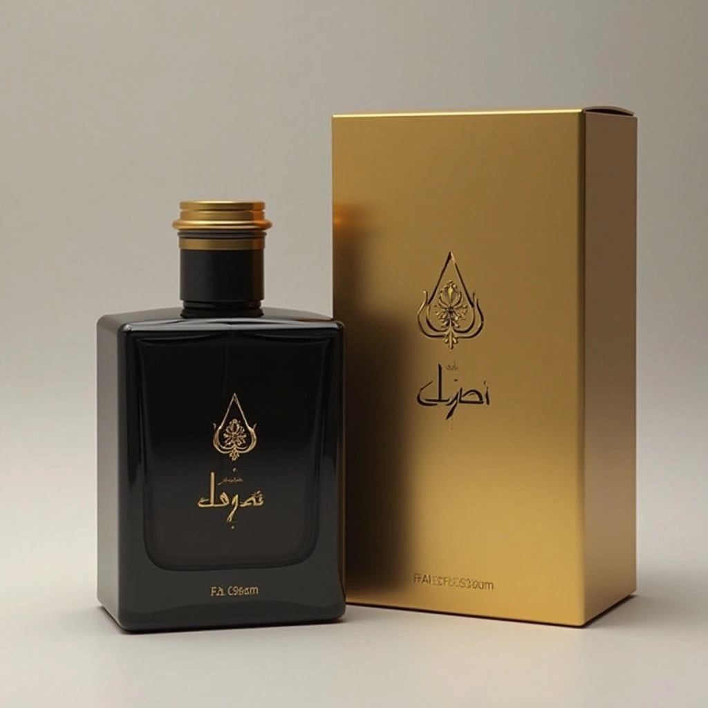 تصميم هوية بصرية لماركة عطور فاخرة