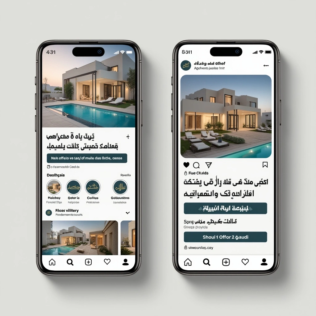 حملة سوشيال ميديا لعروض وحدات سكنية